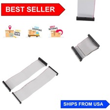 2-Pcs 20cm 40-Pin Female to Female IDE Flat Ribbon Cable - Reliable Connections picture