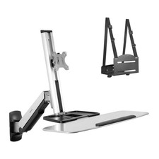 Mount-It MI-7905 Wall Mounted Sit-Stand Single Monitor Workstation picture