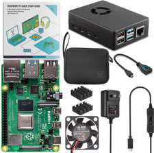 Raspberry Pi 4 4GB Basic Starter Kit with Fan Cooled Aluminum Alloy Case picture