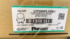 PANDUIT UTP28SP0.2M PatchU/Utp Cat.6 Lshf blue0.2M  A box of 10 pieces  picture