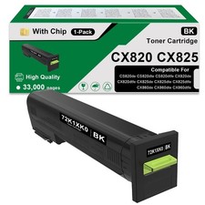 72K1XK0 Black High Yield Toner Cartridge Compatible 72K1XK0-BK-1PK, BK-1PK picture