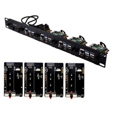 GeeekPi 19 inch 1U Rack Mount for Raspberry Pi 5, x 19 inches x 24  picture