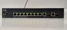 CISCO SG350-10 10-PORT GIGABIT MANAGED SWITCH W/POWER SUPPLY picture