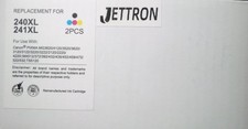 Jettron 240XL 241XL Ink Cartridges Black Color 2 Pack For Canon PIXMA FREE S/H picture