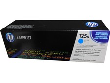 HP CB541A 125A Cyan Toner Cartridge Genuine OEM Original picture