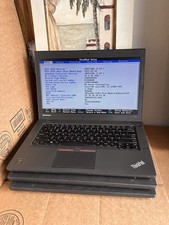 Lot Of (3) lenovo thinkpad t450 i5 5th Gen 4GB (2x128gb SSD 1x500gb Hdd) No OS picture