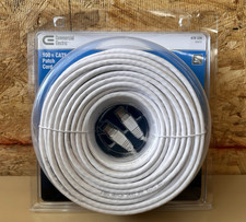 3-Pack NEW Commercial Electric 676 339 White 100Ft CAT5e Patch Ethernet Cable picture