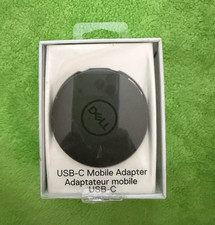 Dell DA300 USB-C to USB-C Adapter 1:1, Portable Retractable Cable, Black picture