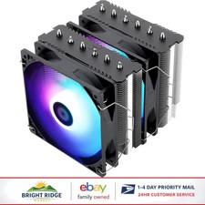 Aluminum CPU Cooler for AMD and Intel with Dual Fan Design and Easy Installation picture