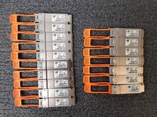 Lot of (17) Genuine Holographic Cisco QSFP-40G-CSR4 40 Gig QSFP Transceiver picture