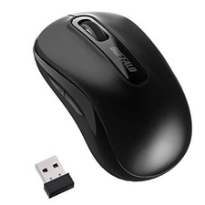 Buffalo Mouse Wireless 5 Buttons Back/Forward Buttons Black BSMBW315BK picture