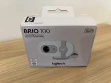 Authentic Logitech Brio 100 Full HD 1080p Webcam (960-001616) WHITE Brand New picture