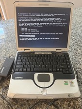 Compaq Evo N115 Vintage Laptop  AS-IS STUCK ON BOOT SCREEN picture