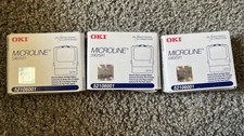 OKI Genuine Black Dot Matrix Ribbon Cartridge for Microline 590/591 52106001 picture