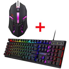 104 Key Backlit Mechanical Keyboard Wired Gaming Keyboard Waterproof Luminous Ke picture