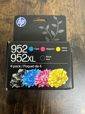 Genuine HP 952XL Black 952 Cyan Magenta Yellow OEM Ink Cartridge Exp: 2028 picture