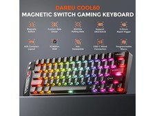 DAREU COOL60 60% Hall Effect Gaming Keyboard with Magnetic Switch, SOCD, 0.01mm picture
