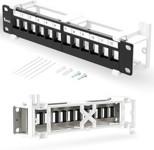 12 Port Blank Keystone Patch Panel Wall Mount 10inch with  picture