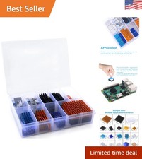 Comprehensive 102pcs Cooling Heatsink Set with Thermal Adhesive for Electronics picture