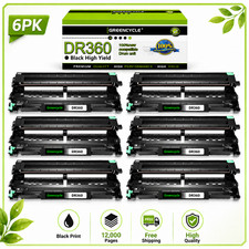 6PK DR360 Drum Unit Compatible for Brother DCP-7030 DCP-7040 DCP-7045N HighYield picture