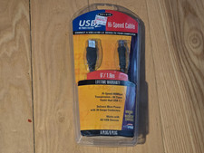 Belkin Hi-Speed USB 2.0 Cable 6ft A to B New In Package Lifetime Warranty picture