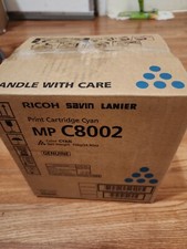 Genuine Ricoh Savin Lanier MP C8002 Cyan Toner Cartridge 842086 OEM New Sealed picture
