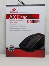 REDRAGON AXE PRO M814RGB-PRO Programmable Wired/2.4G/BT Wireless Gaming Mouse picture
