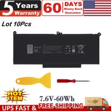 Lot 10Pcs Battery For Dell Latitude 12 13 14 E7280 E7480 7390 7480 7490 F3YGT picture