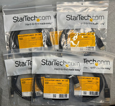 New - StarTech 6 ft Mini DisplayPort to Display Port Cable M/M - Lot of 6 picture
