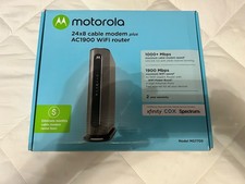 Motorola 24x8 Cable Modem plus AC1900 WiFi Router   picture