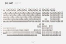 DROP DCL Snow Keycap Set Base Kit Keycaps for 60% 65% 75% Keyboards - 163 keys picture