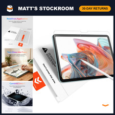 2 Pack Paperfeel Glass Screen Protector for iPad Air 11