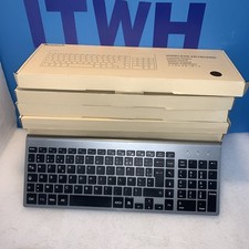 🔥 New~ Slim Wireless Keyboard  Silver + USB Receiver “AZERTY Layout (French)” picture