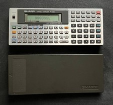 Sharp PC-1450 Pocket Computer Vintage Model Only Main Unit Untested picture