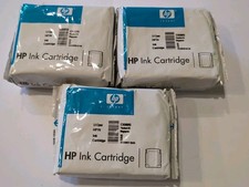 Lot Of 3 Genuine HP 70 Lt Cyan Ink 69ml DesignJet Q6675A L3S81B E1L21B   picture