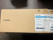 Canon PFI-710C 2355C001 Pigment Cyan Ink Tank Exp 2020/08.  OPEN BOX sealed bag picture