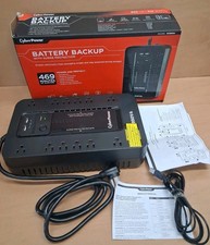 CYBERPOWER BATTERY BACKUP WITH SURGE PROTECTION #SX95OU OPEN BOX  picture