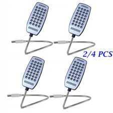 2/4PCS Bright Flexible Mini 28LED USB Light Computer Lamp Laptop PC Desk Reading picture