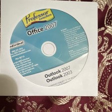 Professor Teaches Office 2007 Outlook 2007/2003 Windows English CD 1 Device picture