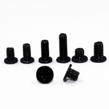 M1.4 M2 M2.5 M3 Black Phillip Wafer Flat Head Machine Screw Laptop Notebook Bolt picture