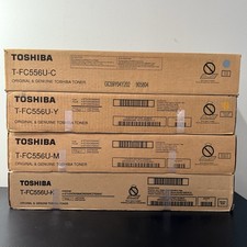 Toshiba T-FC556U Toner Cartridges Set KCMY For E Studio 5506ACT 5508AC 6506AC picture