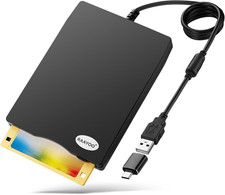 USB Floppy Disk Reader, 3.5 Inch External Portable 1.44 MB FDD Floppy Disk Drive picture