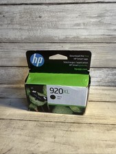 New Genuine HP 920XL High Yield Black Ink CD975AN Exp Oct 2024 Sealed picture