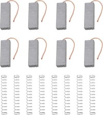 4 Pairs of Motor Carbon Brushes 7 x 11 x 32 mm Compatible with DC01 DC02 DC04 picture