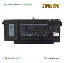 Genuine OEM 63Wh 7FMXV Battery For Dell Latitude 5320 7320 7420 7520 4M1JN TN2GY picture
