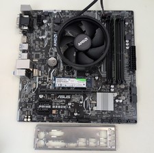 AMD Ryzen 3 2200G ASUS B350M A 8GB RAM 500GB NVMe SSD Windows 10 Pro Bundle picture
