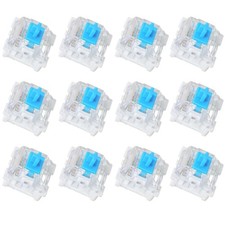 Enhanced Typing Experience with 12 Blue Mechanical Key Switches - Dustproof Set picture