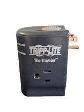 Tripp Lite The Traveler Black Surge Protector UL1449 E200250 Pre-Owned picture