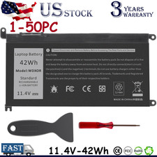 Lot For Dell Inspiron Battery WDX0R 15 5567 5568 13 5368 7368 7569 7579 WDXOR picture