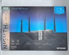 NETGEAR Nighthawk AX6 6-Stream AX4300 WiFi 6 Router Black (RAX45) picture